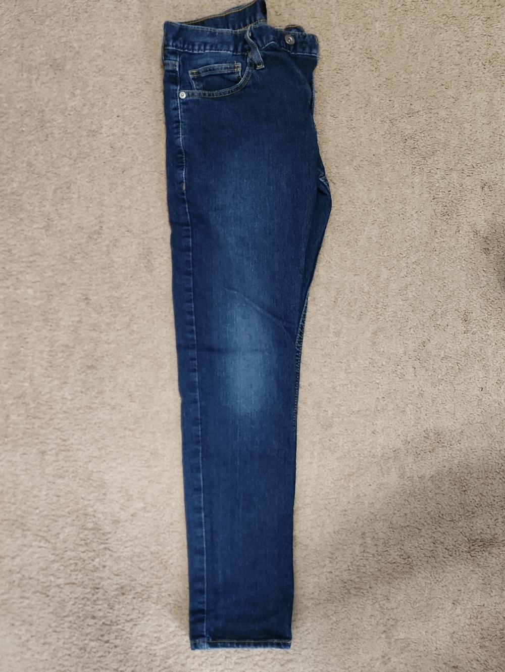 29 X 30 City Streets Men’s Dark Blue Slim Straight Jeans
